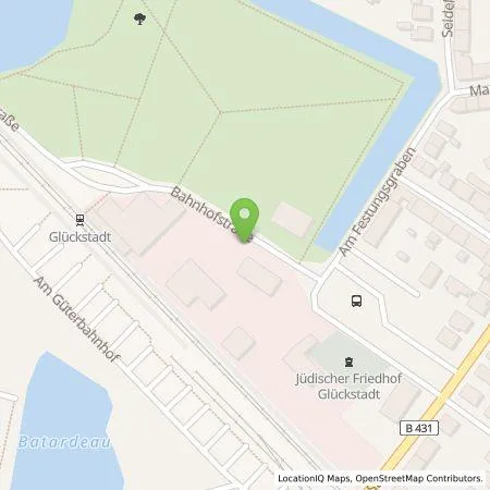 Standortübersicht der Tankstelle Stadtwerke Steinburg GmbH in 25348 Glückstadt