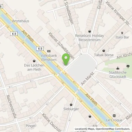 Standortübersicht der Tankstelle Stadtwerke Steinburg GmbH in 25348 Glückstadt