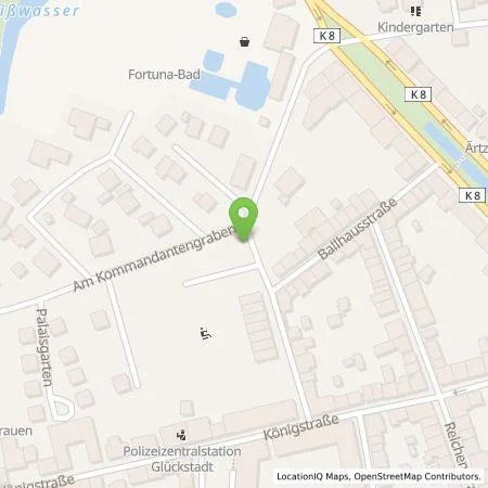 Standortübersicht der Tankstelle Stadtwerke Steinburg GmbH in 25348 Glückstadt