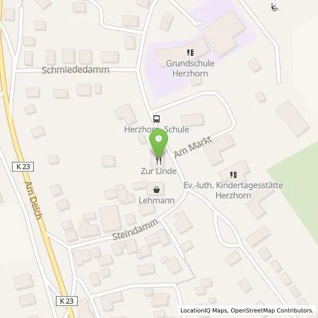 Standortübersicht der Tankstelle Stadtwerke Steinburg GmbH in 25379 Herzhorn