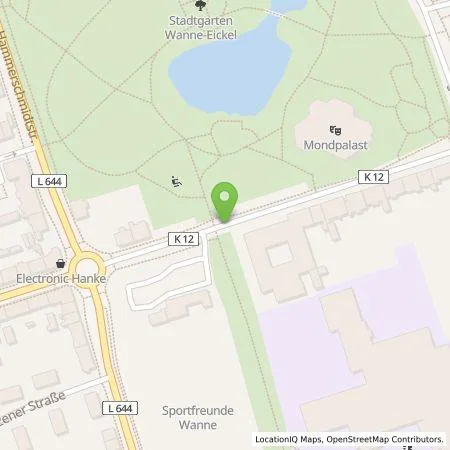 Standortübersicht der Tankstelle HOCHTIEF Ladepartner GmbH in 44649 Herne