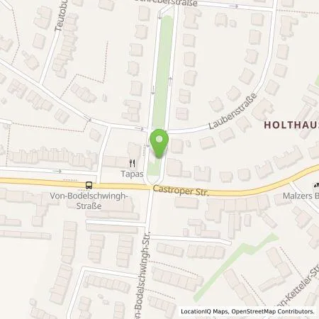 Standortübersicht der Tankstelle HOCHTIEF Ladepartner GmbH in 44627 Herne