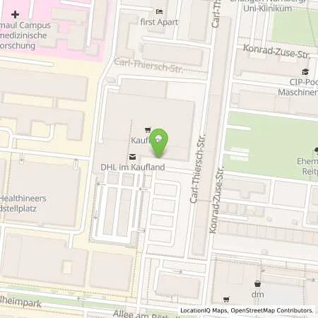 Standortübersicht der Tankstelle Kaufland Dienstleistung GmbH & Co. KG in 91052 Erlangen