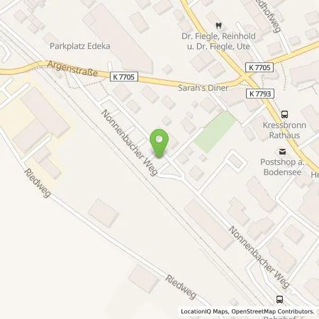 Standortübersicht der Tankstelle Regionalwerk Bodensee GmbH & Co. KG in 88079 Kressbronn