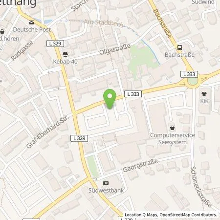 Standortübersicht der Tankstelle Regionalwerk Bodensee GmbH & Co. KG in 88069 Tettnang