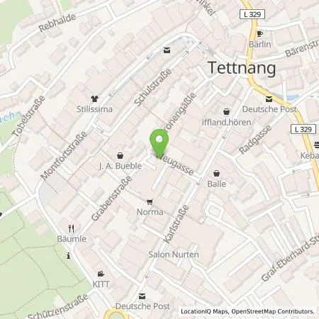 Standortübersicht der Tankstelle Regionalwerk Bodensee GmbH & Co. KG in 88069 Tettnang