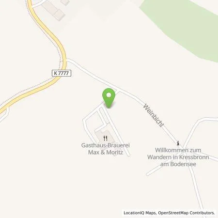 Standortübersicht der Tankstelle Regionalwerk Bodensee GmbH & Co. KG in 88079 Kressbronn