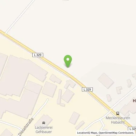 Standortübersicht der Tankstelle Regionalwerk Bodensee GmbH & Co. KG in 88074 Meckenbeuren