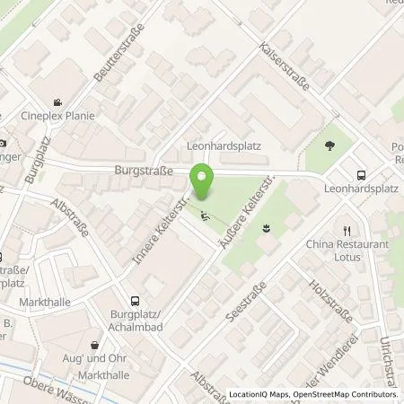 Standortübersicht der Tankstelle Parkraumgesellschaft Baden-Württemberg GmbH in 72764 Reutlingen