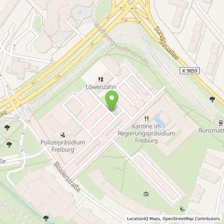 Standortübersicht der Tankstelle Parkraumgesellschaft Baden-Württemberg GmbH in 79098 Freiburg