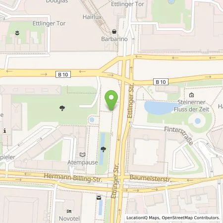 Standortübersicht der Tankstelle Parkraumgesellschaft Baden-Württemberg GmbH in 76137 Karlsruhe