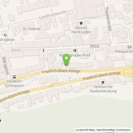 Standortübersicht der Tankstelle Parkraumgesellschaft Baden-Württemberg GmbH in 69117 Heidelberg