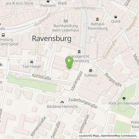 Standortübersicht der Tankstelle Parkraumgesellschaft Baden-Württemberg GmbH in 88214 Ravensburg