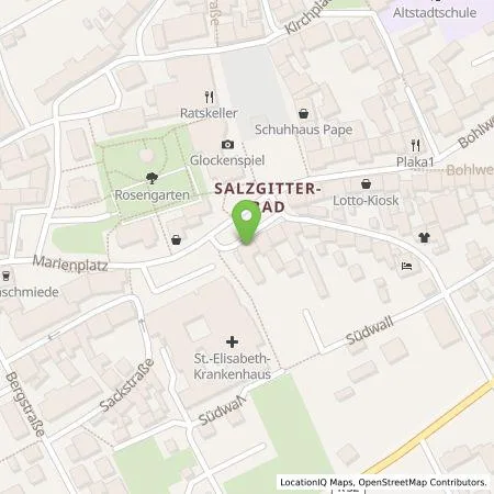 Standortübersicht der Tankstelle WEVG Salzgitter GmbH &Co. KG in 38259 Salzgitter