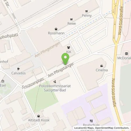 Standortübersicht der Tankstelle WEVG Salzgitter GmbH &Co. KG in 38259 Salzgitter