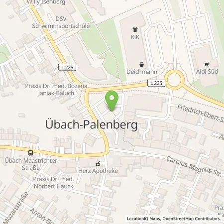 Standortübersicht der Tankstelle NEW AG in 52531 Übach-Palenberg