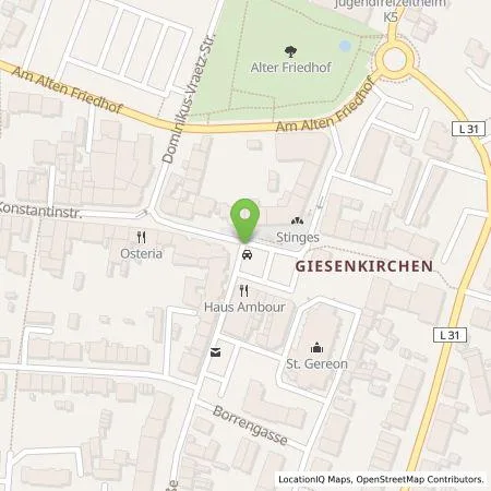 Standortübersicht der Tankstelle NEW AG in 41238 Mönchengladbach