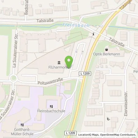 Standortübersicht der Tankstelle Filderstadtwerke in 70794 Filderstadt