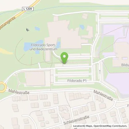 Standortübersicht der Tankstelle Filderstadtwerke in 70794 Filderstadt