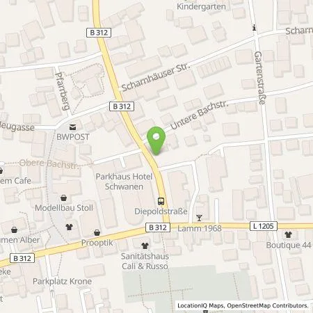 Standortübersicht der Tankstelle Filderstadtwerke in 70794 Filderstadt