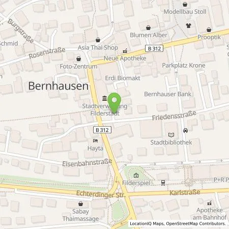 Standortübersicht der Tankstelle Filderstadtwerke in 70794 Filderstadt