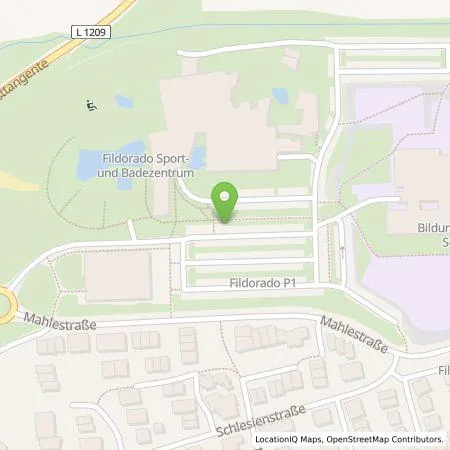 Standortübersicht der Tankstelle Filderstadtwerke in 70794 Filderstadt