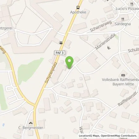 Standortübersicht der Tankstelle Energielösung GmbH in 85298 Scheyern