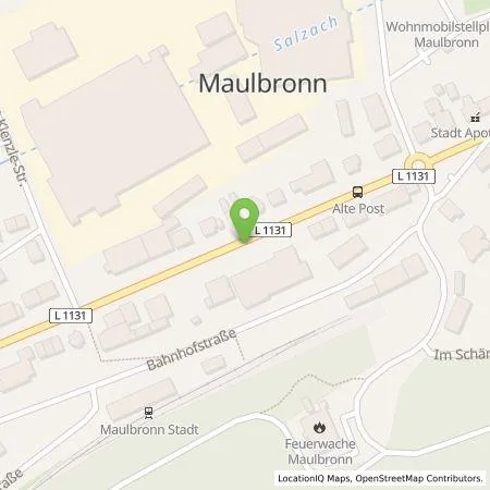 Standortübersicht der Tankstelle deer GmbH in 75433 Maulbronn