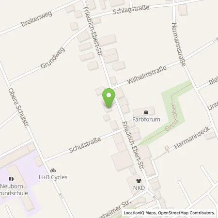 Standortübersicht der Tankstelle EWR AG in 55286 Wörrstadt