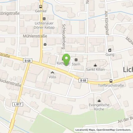 Standortübersicht der Tankstelle Westfalen Weser Ladeservice GmbH in 33165 Lichtenau