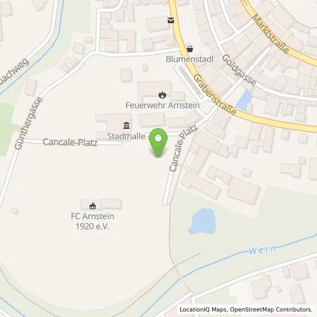 Standortübersicht der Tankstelle Ladegrün! eG in 97450 Arnstein