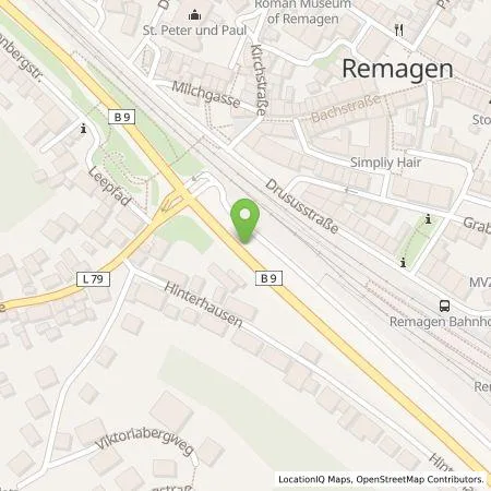 Standortübersicht der Tankstelle Ladegrün! eG in 53424 Remagen