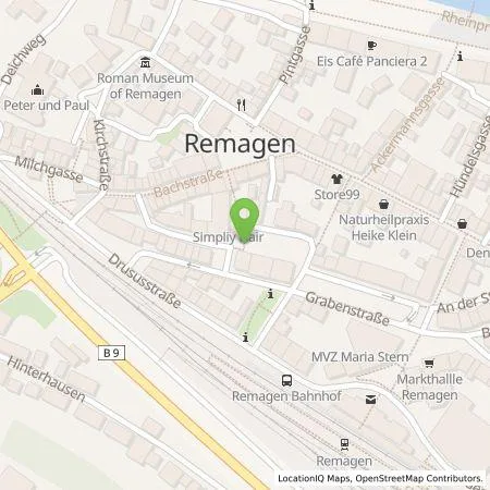 Standortübersicht der Tankstelle Ladegrün! eG in 53424 Remagen