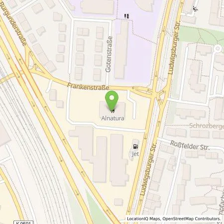 Standortübersicht der Tankstelle Ladegrün! eG in 70435 Stuttgart