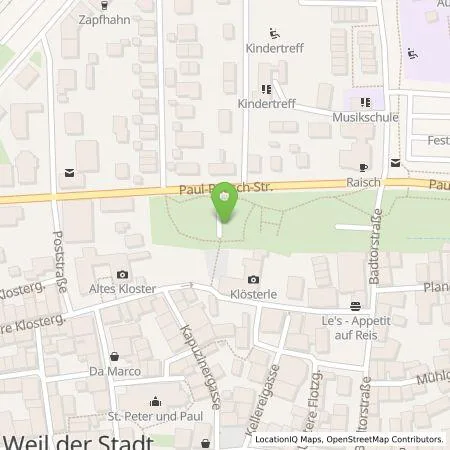 Standortübersicht der Tankstelle Ladegrün! eG in 71263 Weil der Stadt