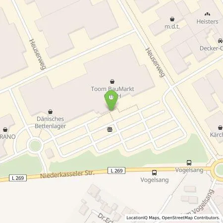 Standortübersicht der Tankstelle Ladegrün! eG in 53842 Troisdorf