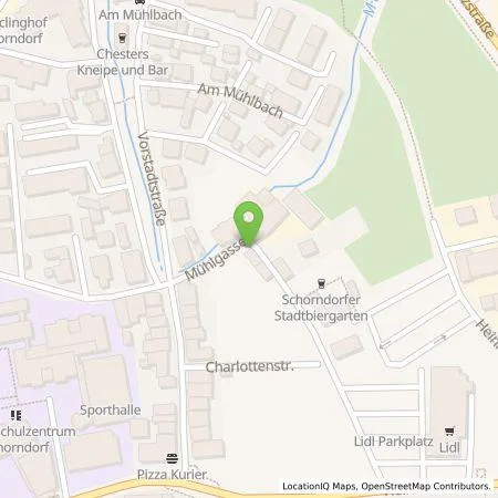 Standortübersicht der Tankstelle Ladegrün! eG in 73614 Schorndorf