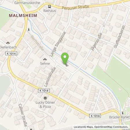 Standortübersicht der Tankstelle Ladegrün! eG in 71272 Renningen