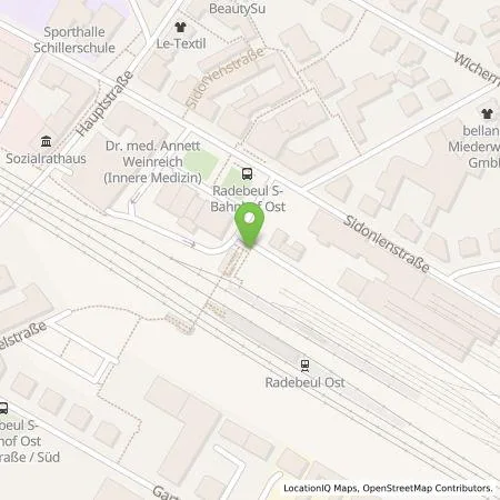 Standortübersicht der Tankstelle SachsenEnergie AG in 01445 Radebeul