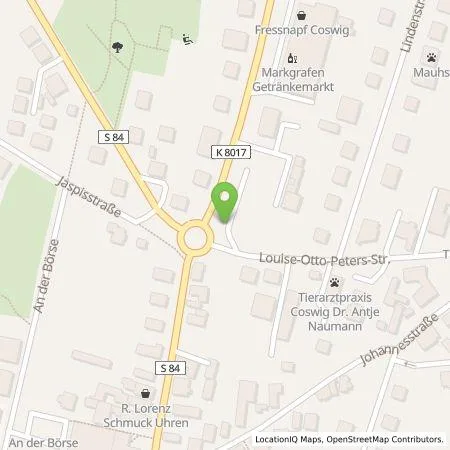 Standortübersicht der Tankstelle SachsenEnergie AG in 01640 Coswig