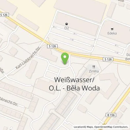 Standortübersicht der Tankstelle SachsenEnergie AG in 02943 Weißwasser /O.L.