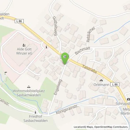 Standortübersicht der Tankstelle Hotel Engel Herbert Decker GmbH & Co.KG in 77887 Sasbachwalden