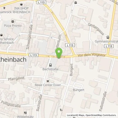 Standortübersicht der Tankstelle Kreissparkasse Köln AdöR in 53359 Rheinbach