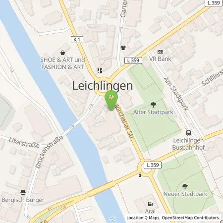 Standortübersicht der Tankstelle Kreissparkasse Köln AdöR in 42799 Leichlingen