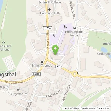 Standortübersicht der Tankstelle Kreissparkasse Köln AdöR in 51503 Rösrath