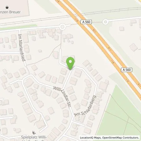 Standortübersicht der Tankstelle Holger Engelbracht in 53773 Hennef