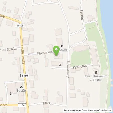 Standortübersicht der Tankstelle WEMAG AG in 19246 Zarrentin am Schaalsee