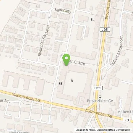 Standortübersicht der Tankstelle Energie- und Wasserversorgung Bonn/Rhein-Sieg GmbH in 53127 Bonn