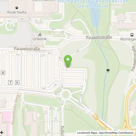 Standortübersicht der Tankstelle STAWAG - Stadt- und Städteregionswerke Aachen AG in 52074 Aachen