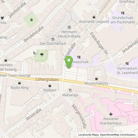 Standortübersicht der Tankstelle STAWAG - Stadt- und Städteregionswerke Aachen AG in 52062 Aachen